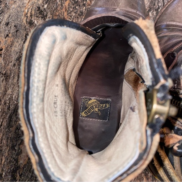 Freebird by Steve Madden CRUE Grey Multi 8 Leather Distressed Bootie - Picture 4 of 11